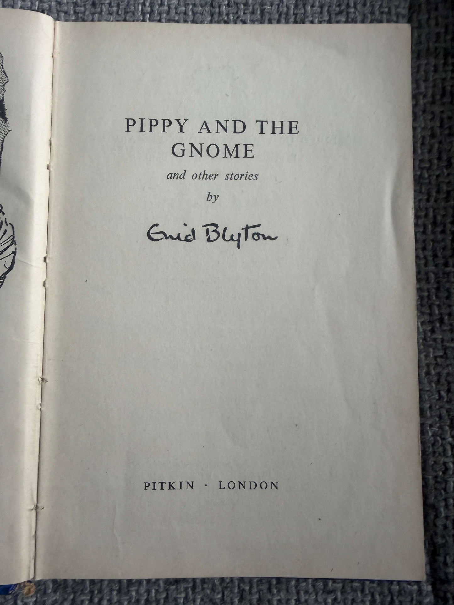 1951 Pippy & The Gnome & Other Stories - Enid Blyton (Various illust) Pitkin Pleasure Series