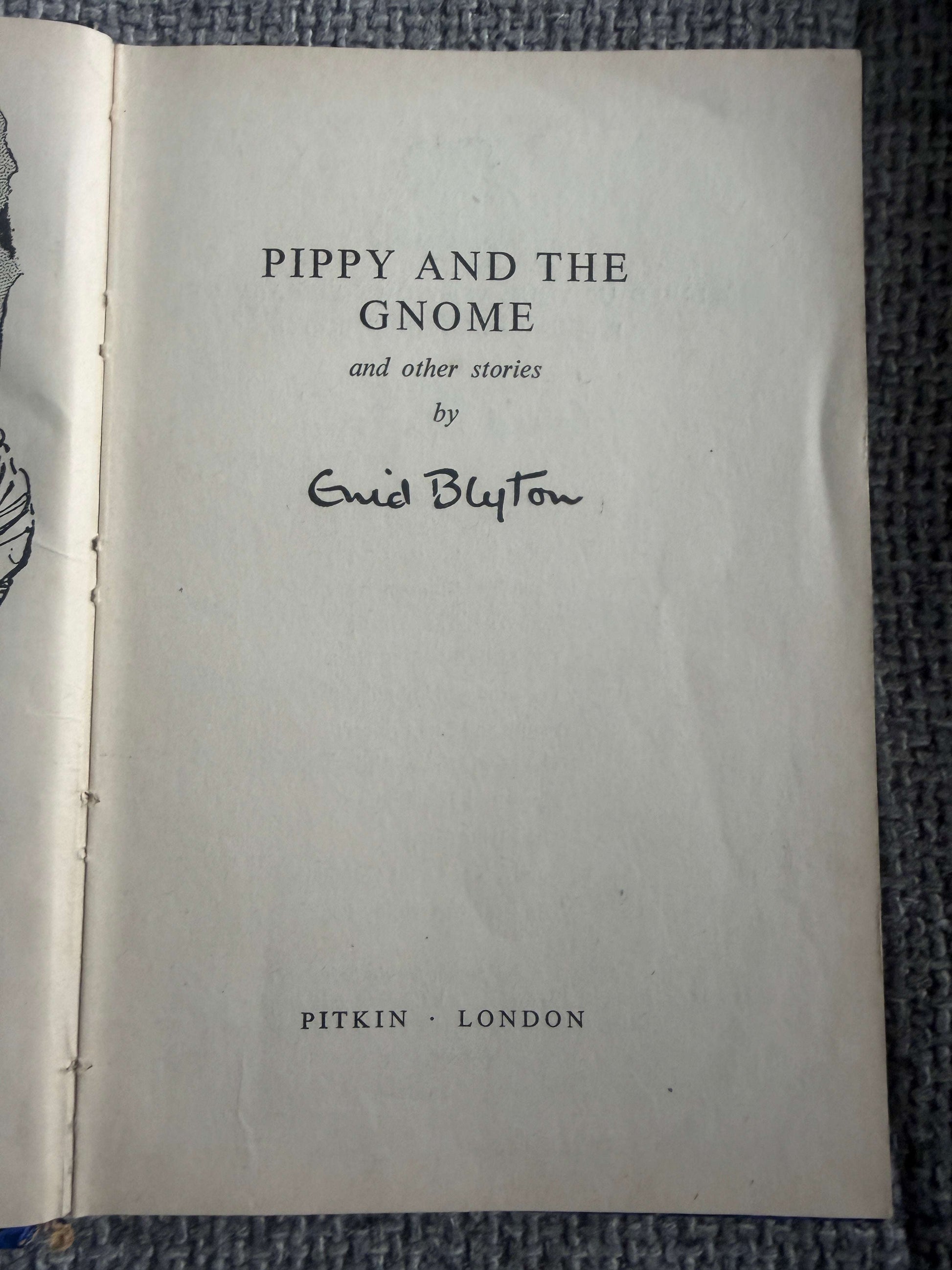 1951 Pippy & The Gnome & Other Stories - Enid Blyton (Various illust) Pitkin Pleasure Series