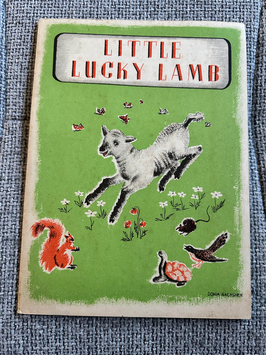 1950’s Little Lucky Lamb - D. V. O’Brien (Donia Nachshen Illust) Evans Brothers Ltd. - Honeyburn Books (UK)
