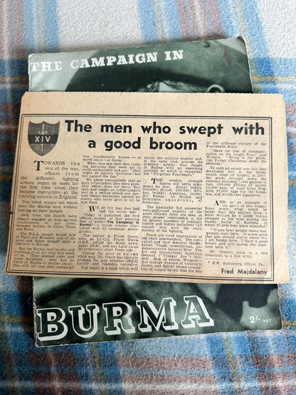 1946 The Campaign in Burma (His Majesties Stationery Office)