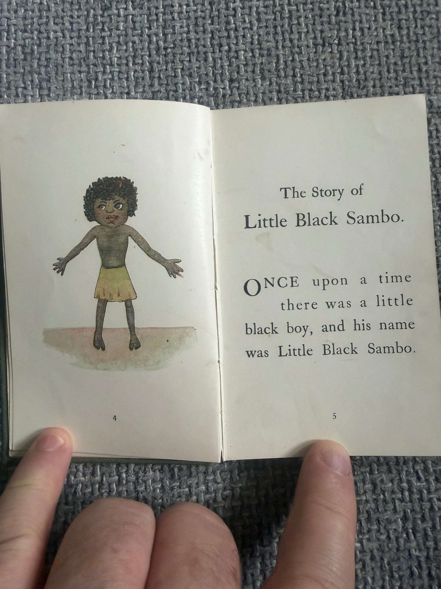 1911 The Story Of Little Black Sambo - Helen Bannerman (Chatto & Windus)