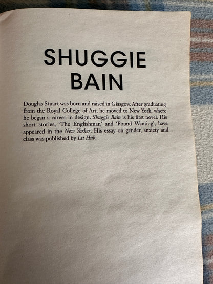 2021 Shuggie Bain - Douglas Stuart(Picador)