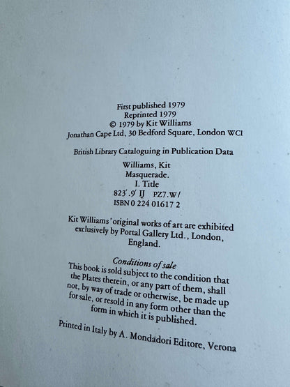 1997 Masquerade - Kit Williams (Jonathan Cape)