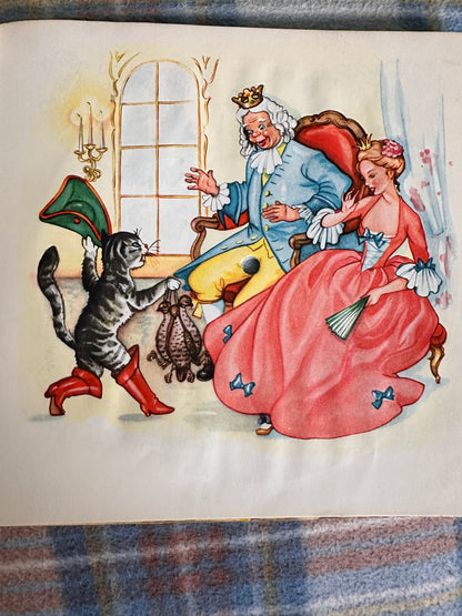 1959 Puss In Boots (The Talking Story Book) German/English Heide Verlag