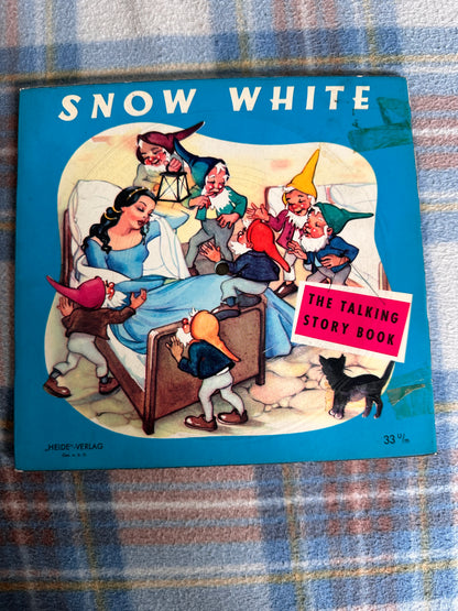 1959 Snow White(The Talking Story Book) German/English Heide Verlag