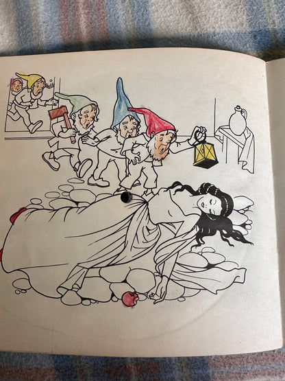 1959 Snow White(The Talking Story Book) German/English Heide Verlag