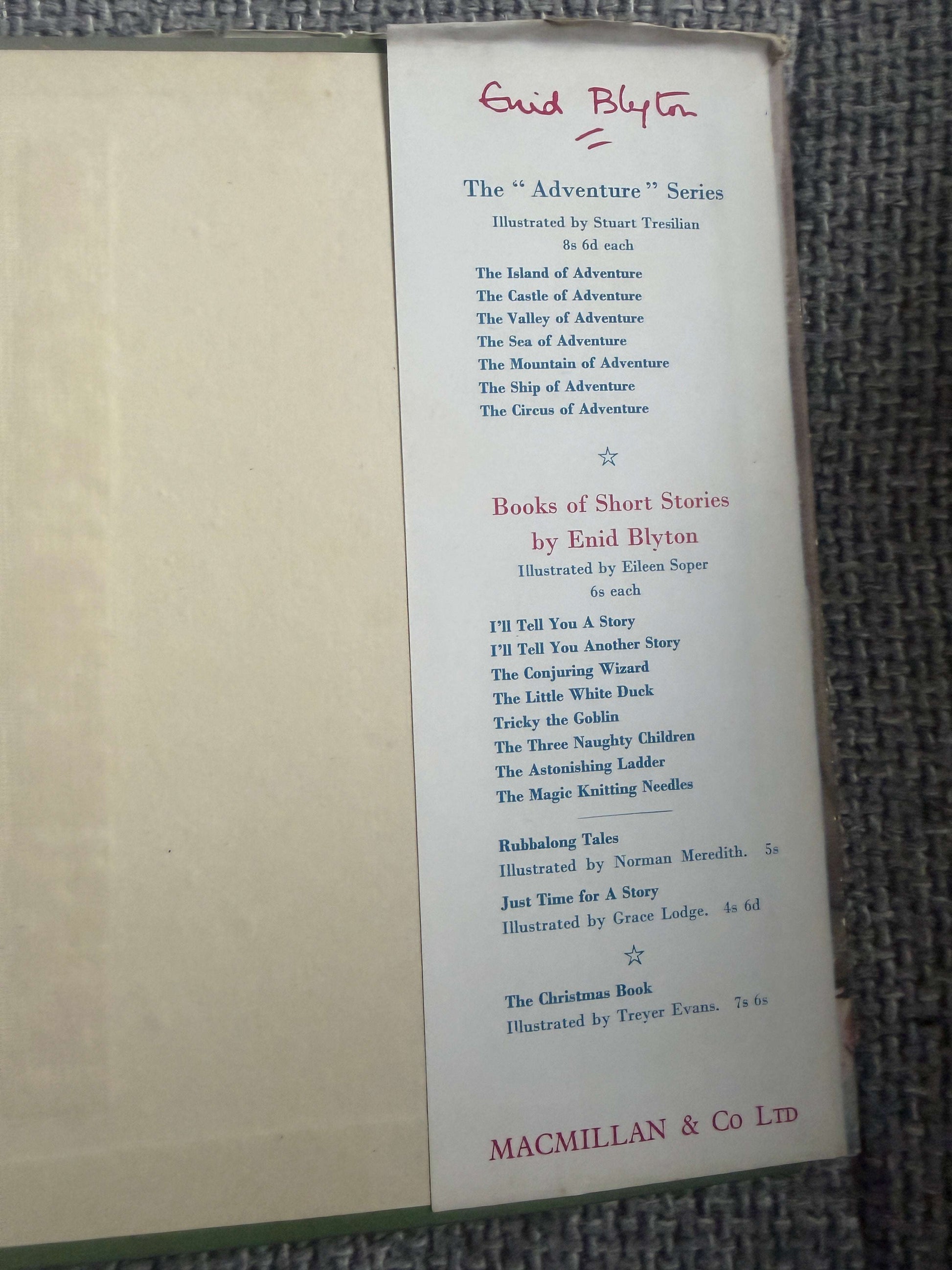1953 The Brownie’s Magic (My First Nature Book) Enid Blyton (Eileen A. Soper illust) MacMillan & Co Ltd.