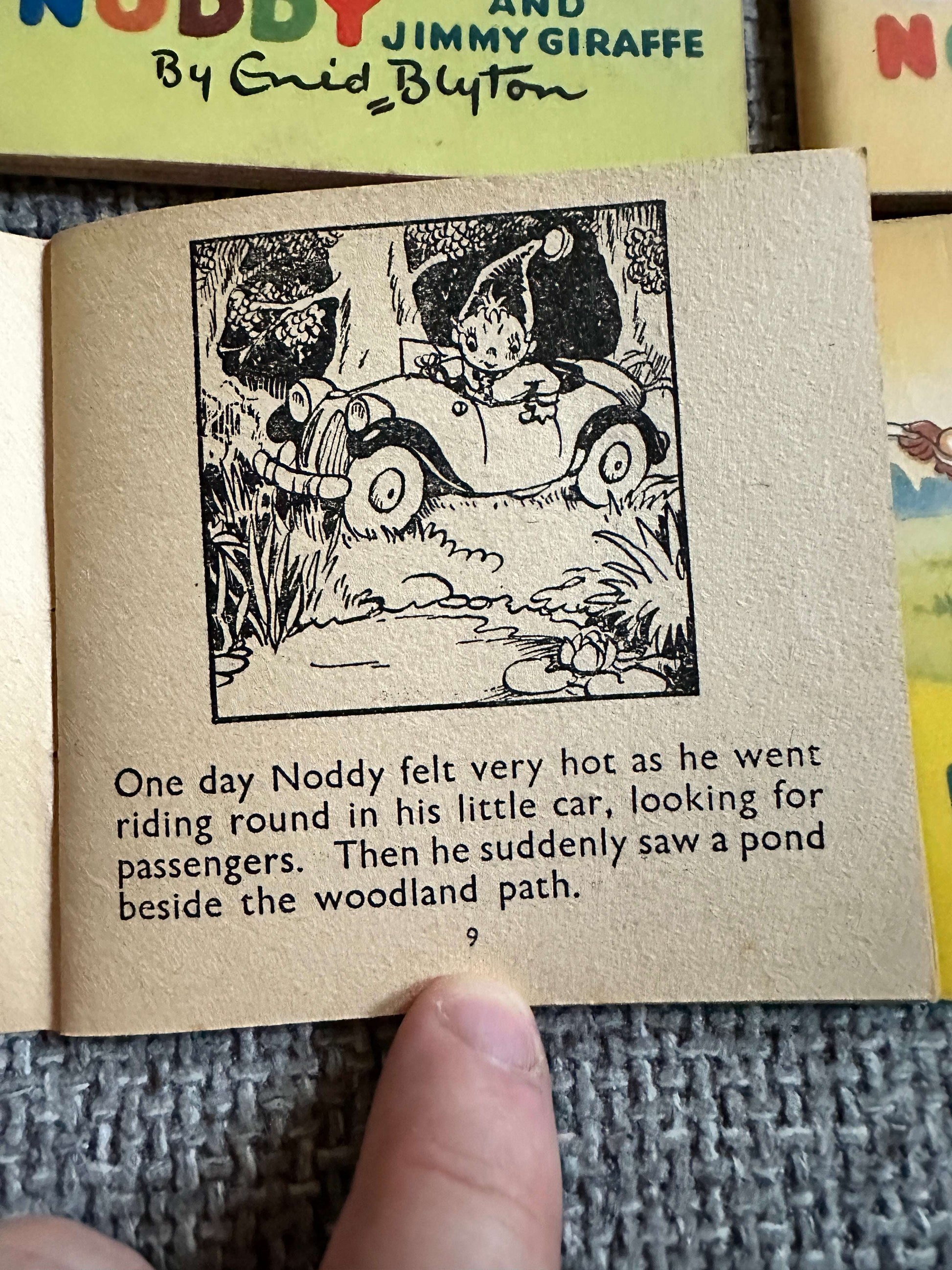 1953 Noddy’s Garage Of Books - Enid Blyton (Beek Illust) Sampson Low