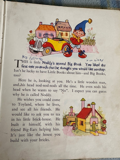 1960’s The Big Noddy Book - Enid Blyton(Beek Illust) Sampson Low Marston & Co Ltd & The Richards Press Ltd.