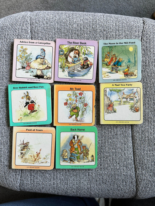 1988 8 x Miniature Board Books by Award Publishers - Honeyburn Books (UK)