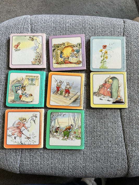 1988 8 x Miniature Board Books by Award Publishers - Honeyburn Books (UK)