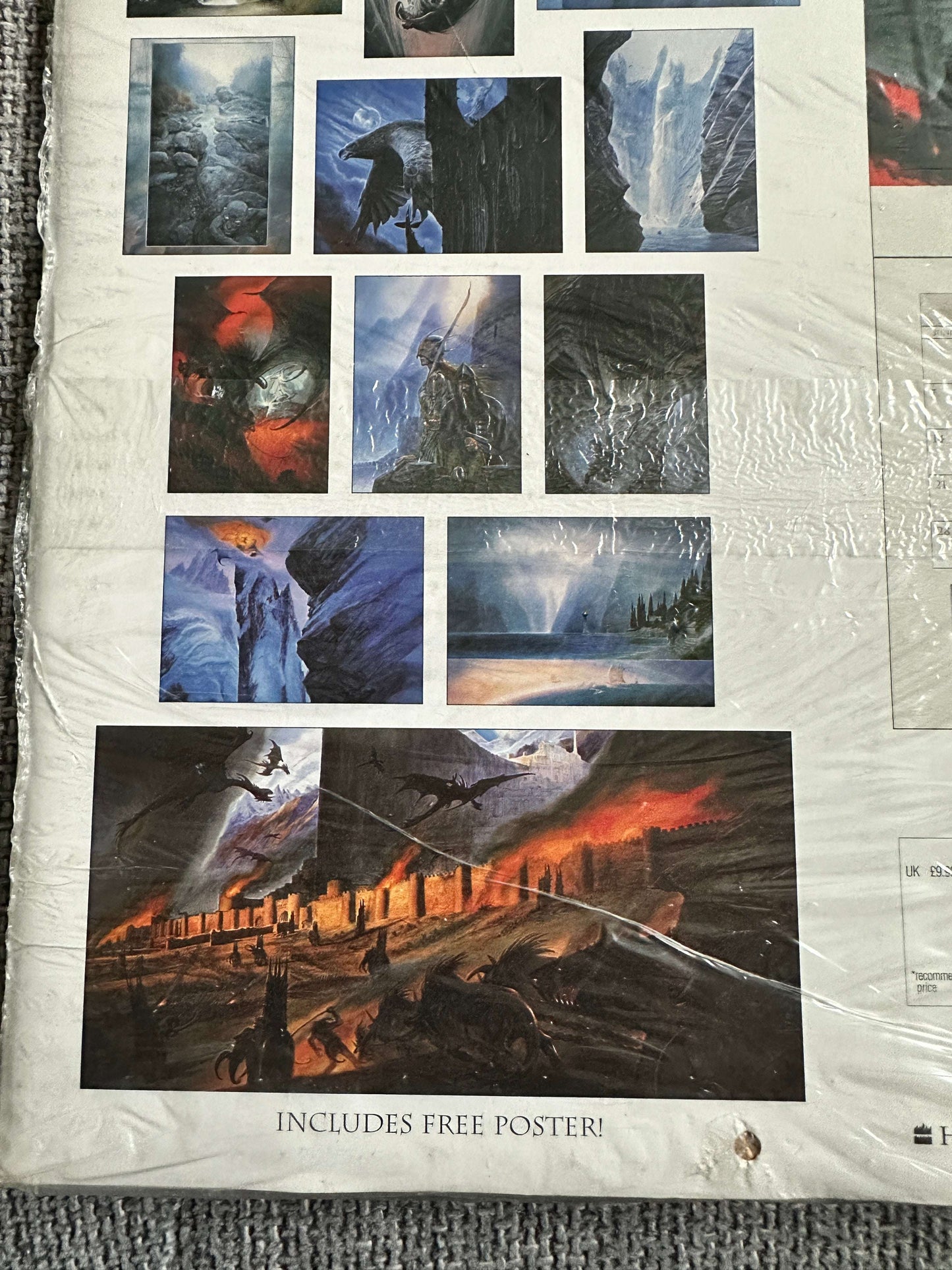 2001*Sealed* Lord Of The Rings - J. R. R. Tolkien Calendar (Illust John Howe) HarperCollins