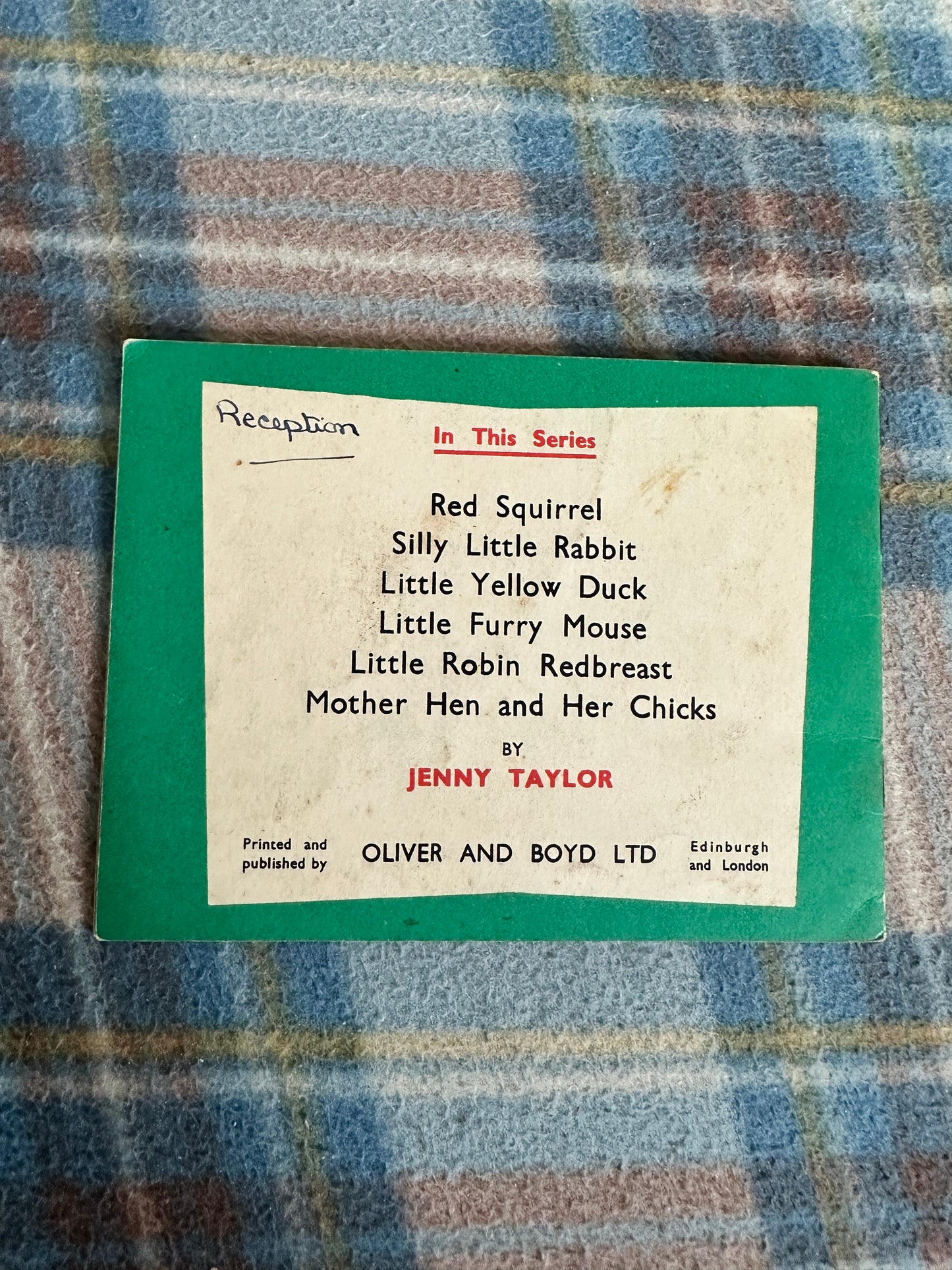 1953 Red Squirrel - Jenny Taylor(Oliver & Boyd)