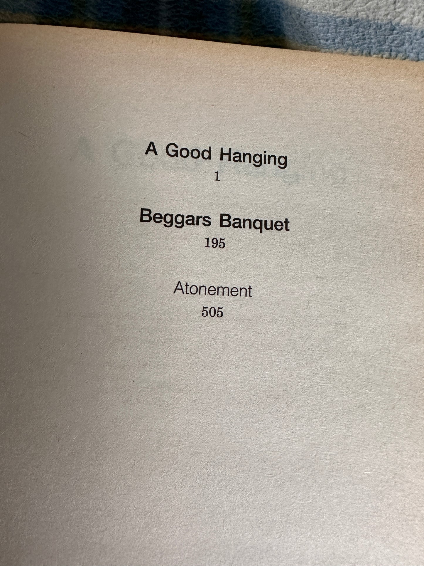 2005*1st* The Complete Short Stories(A Good Hanging, Beggars Banquet & Atonement) Ian Rankin(BCA)