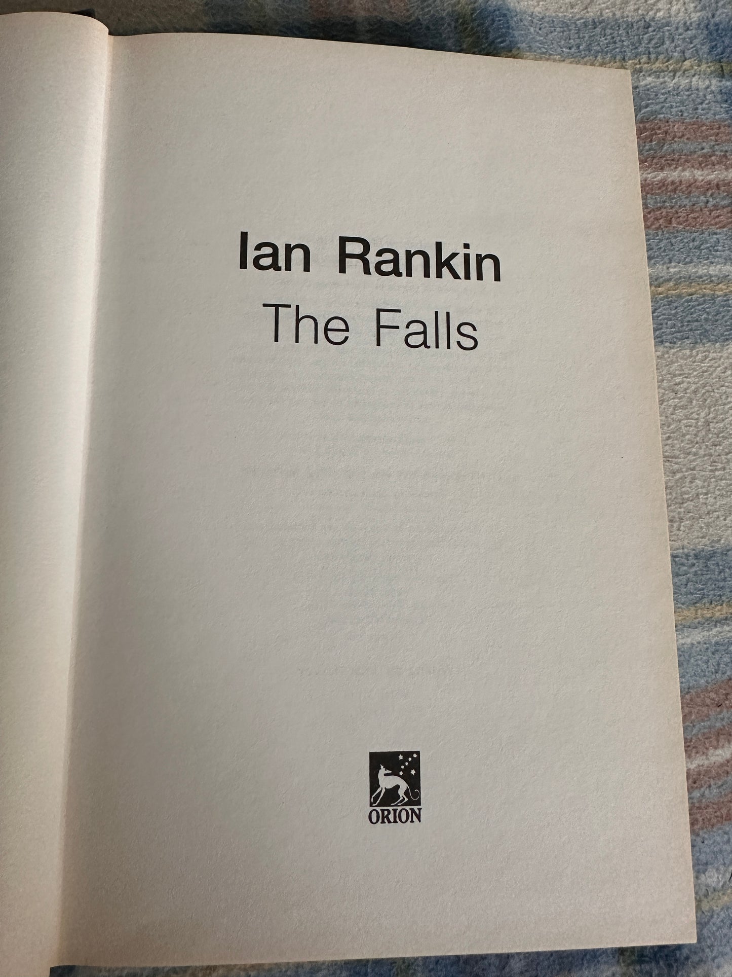 2001*1st* The Falls - Ian Rankin(Orion)
