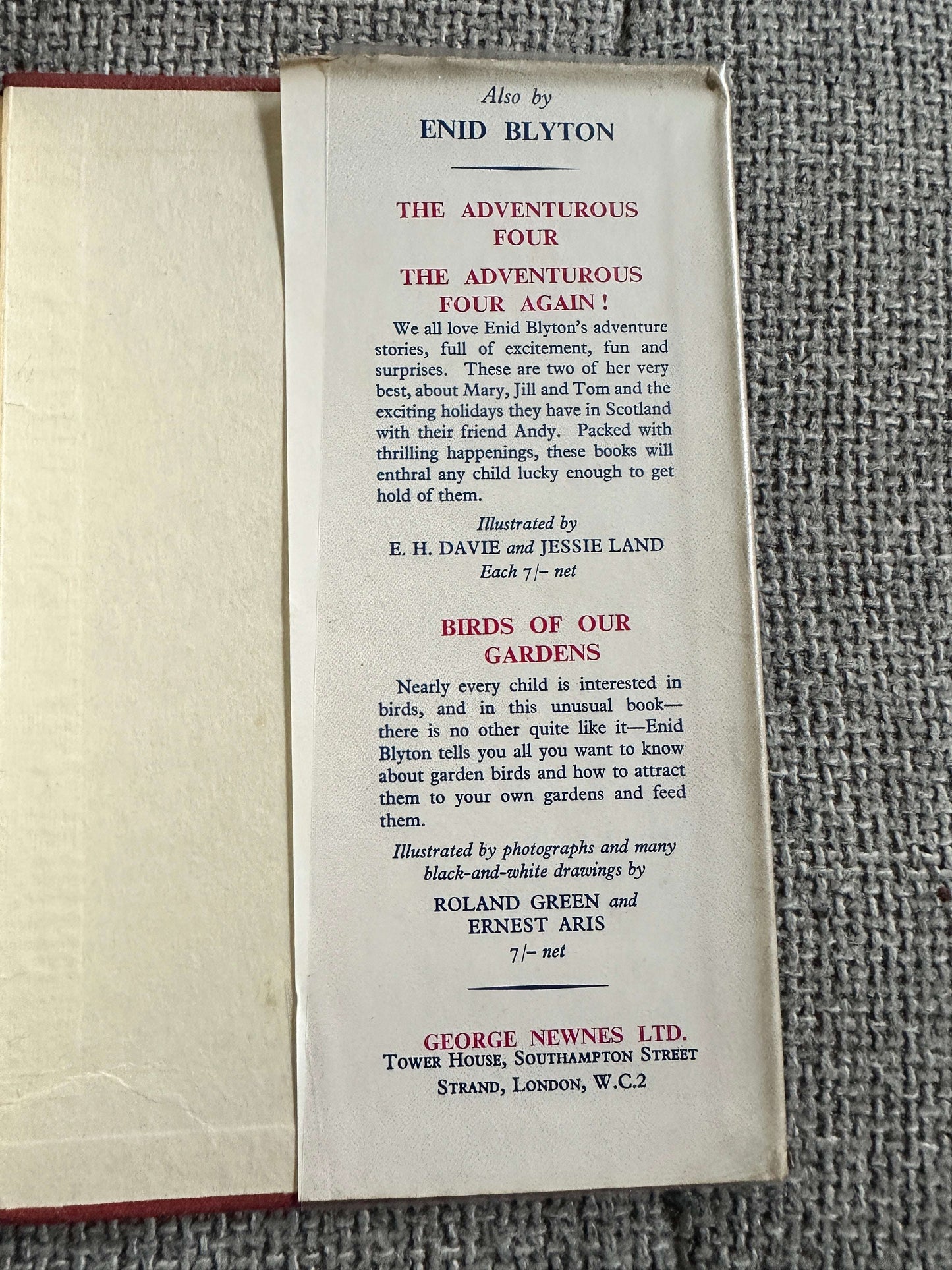 1954 Mr. Galliano’s Circus - Enid Blyton (E. H. Davie Illust) George Newnes Ltd
