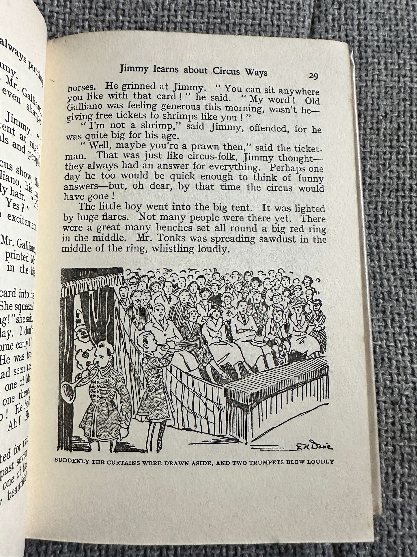 1954 Mr. Galliano’s Circus - Enid Blyton (E. H. Davie Illust) George Newnes Ltd