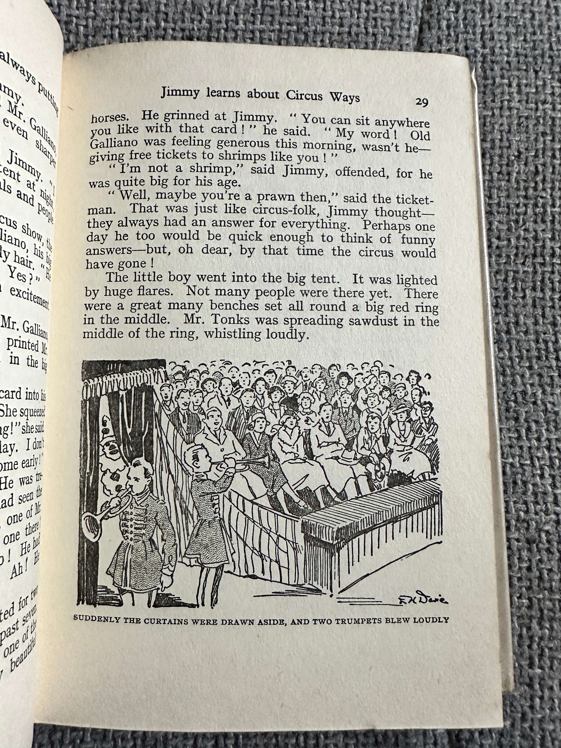 1954 Mr. Galliano’s Circus - Enid Blyton (E. H. Davie Illust) George Newnes Ltd