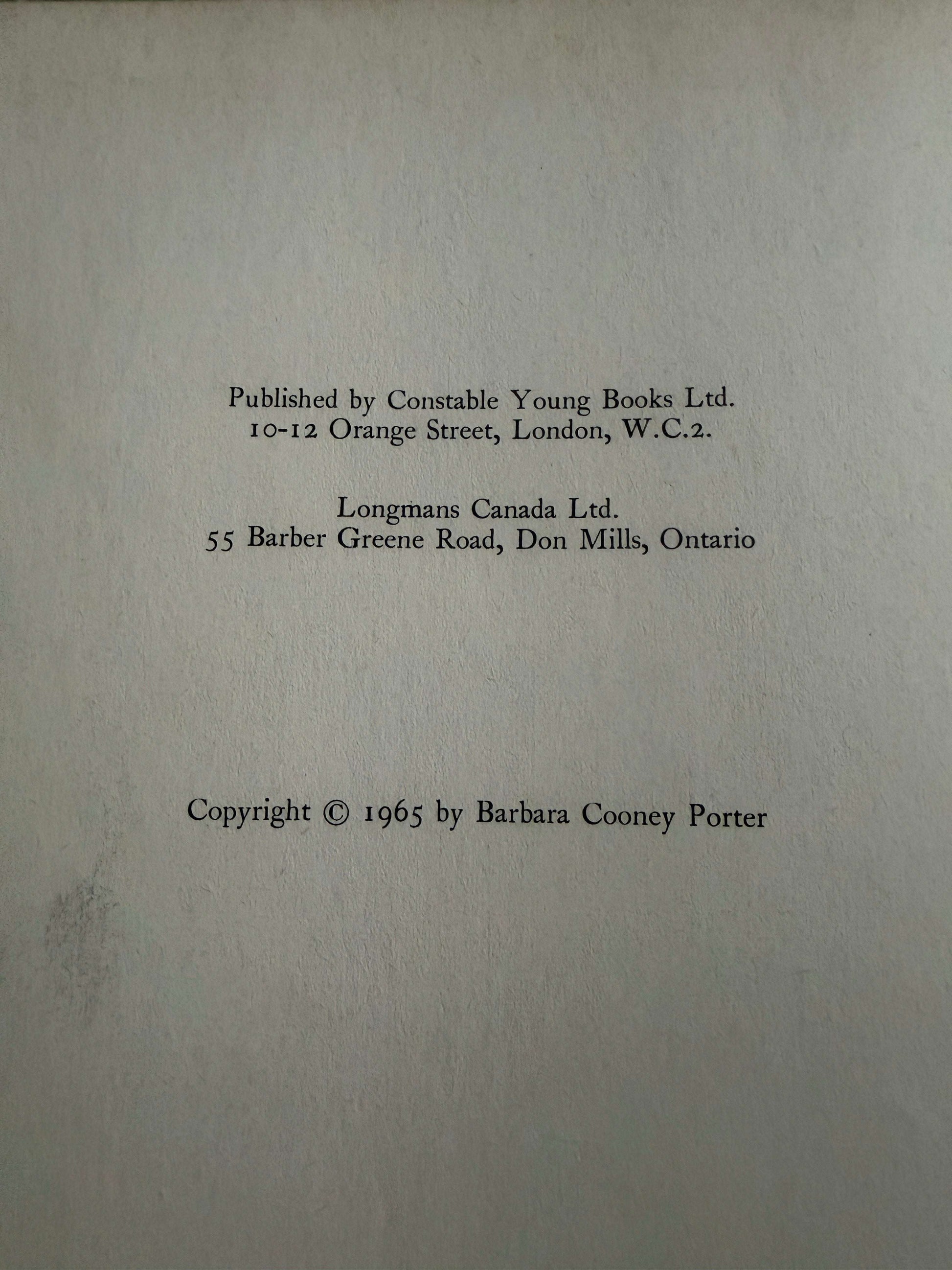 1965*1st* Snow White & Rose Red - Barbara Cooney (Constable Young Books Ltd)