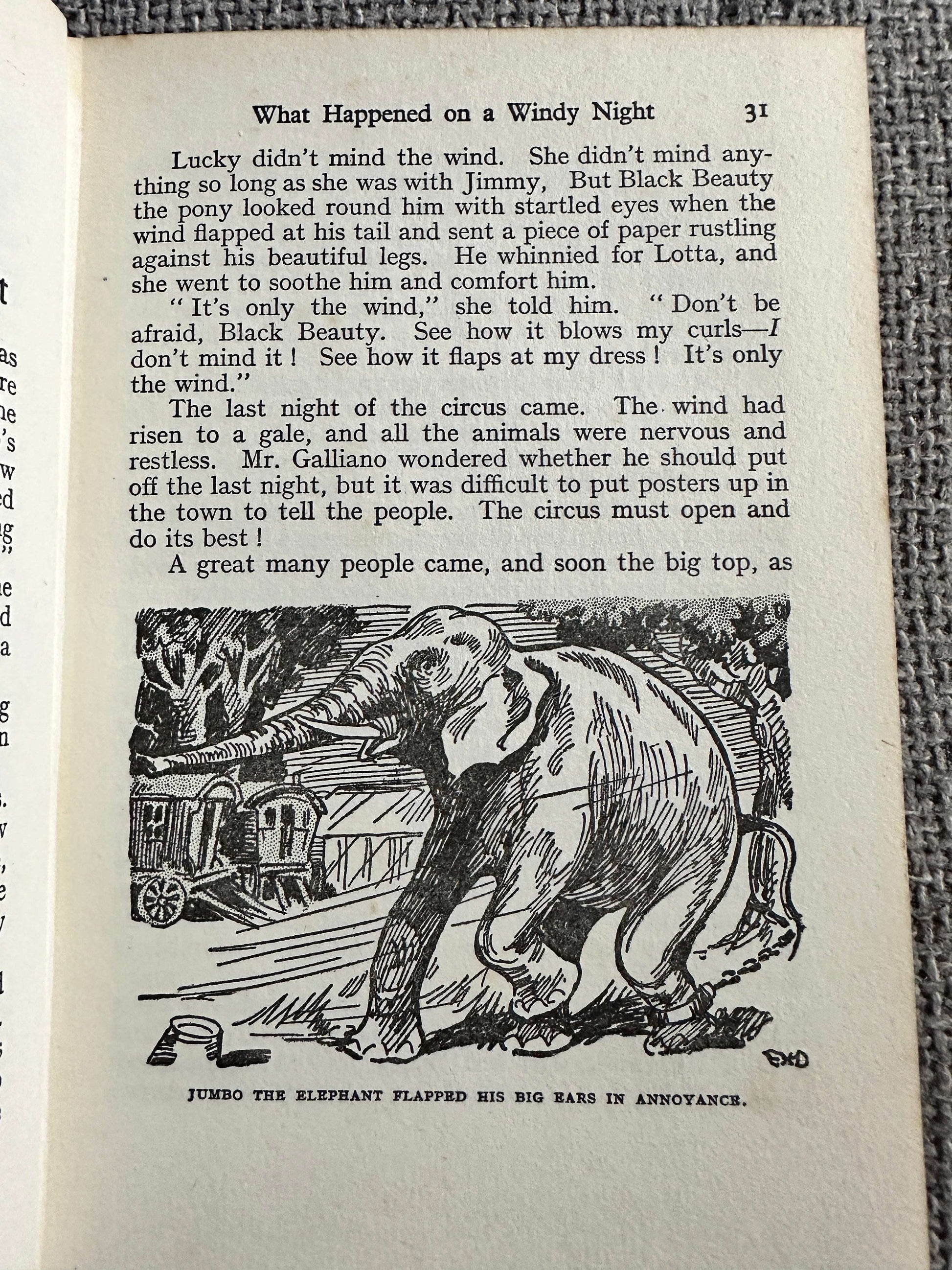 1950 Circus Days Again - Enid Blyton (E. H. Davie Illust) George Newnes Ltd