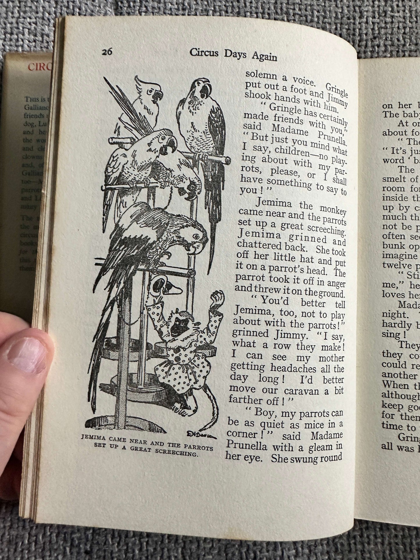 1950 Circus Days Again - Enid Blyton (E. H. Davie Illust) George Newnes Ltd