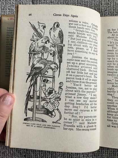 1950 Circus Days Again - Enid Blyton (E. H. Davie Illust) George Newnes Ltd