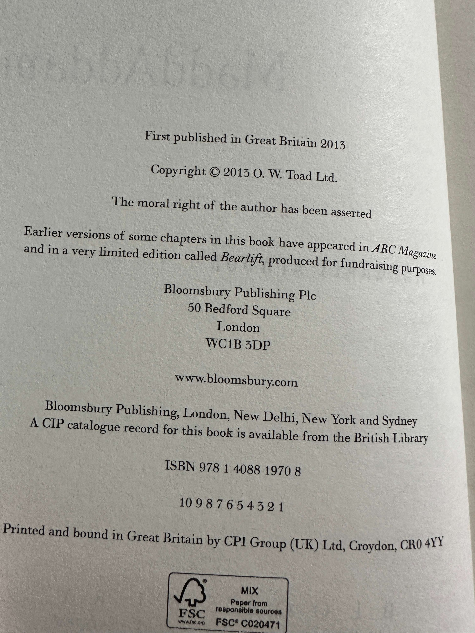 2013*1st* MaddAddam - Margaret Atwood (Bloomsbury)