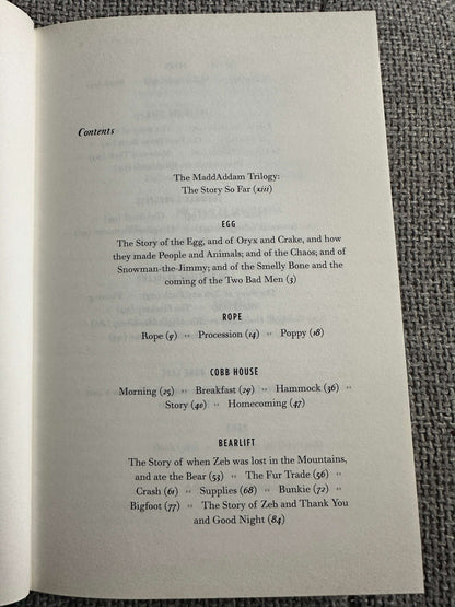 2013*1st* MaddAddam - Margaret Atwood (Bloomsbury)