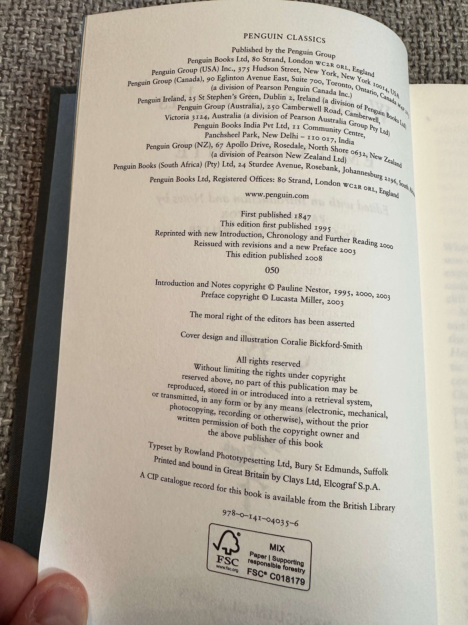 2008 Wuthering Heights - Emily Brontë (Penguin Cloth Classics)