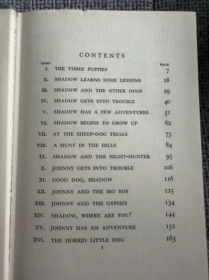 1955 Shadow The Sheep-Dog - Enid Blyton (G. W. Backhouse illust) Collins