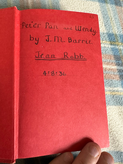 J.M. Barrie’s Peter Pan & Wendy(Uniform Edition) Hodder & Stoughton