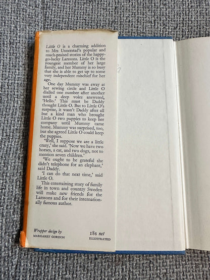 1965*1st* Little O - Edith Unnerstad (translated from Swedish by Lillian Seaton)(Ilon Wikland Illust) Michael Joseph