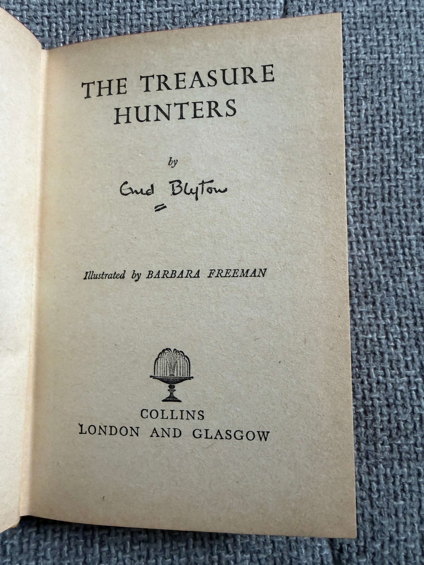 1965 The Treasure Hunters - Enid Blyton (Barbara C. Freeman illust) Collins
