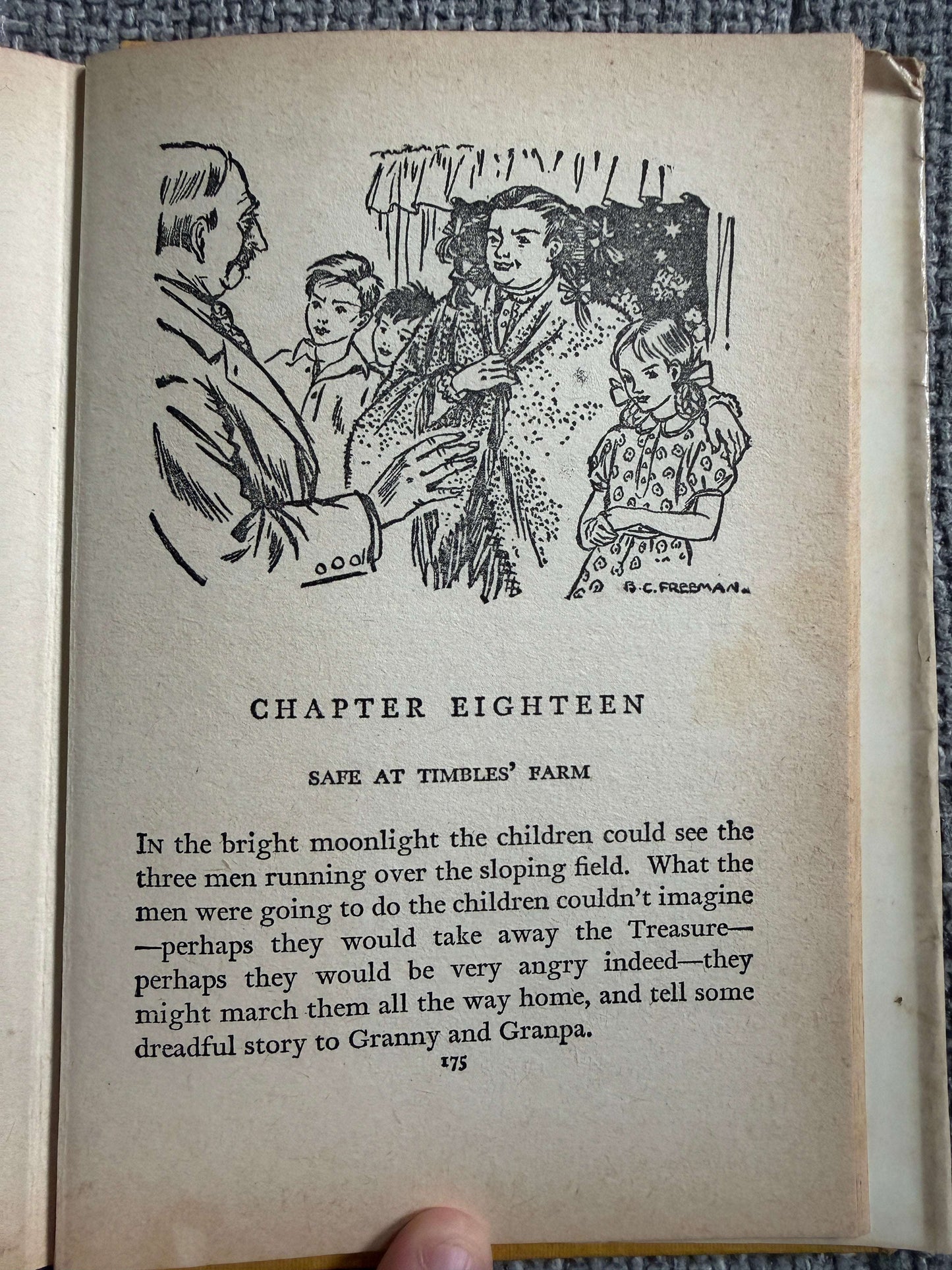 1965 The Treasure Hunters - Enid Blyton (Barbara C. Freeman illust) Collins