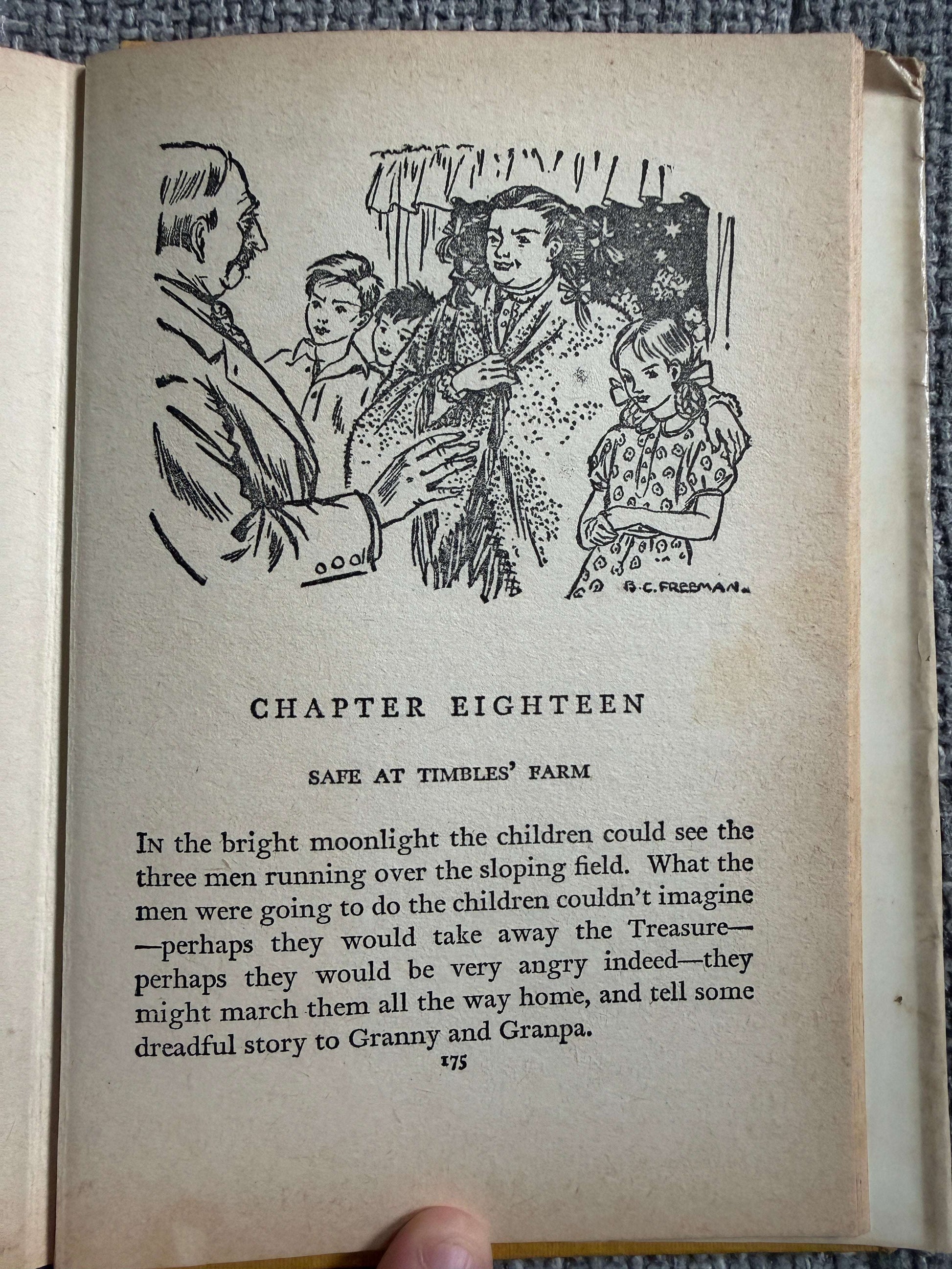1965 The Treasure Hunters - Enid Blyton (Barbara C. Freeman illust) Collins