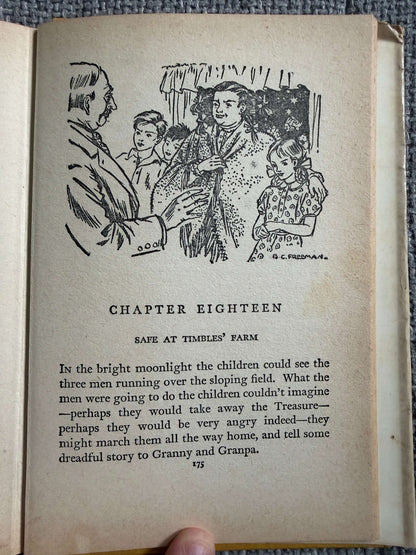 1965 The Treasure Hunters - Enid Blyton (Barbara C. Freeman illust) Collins