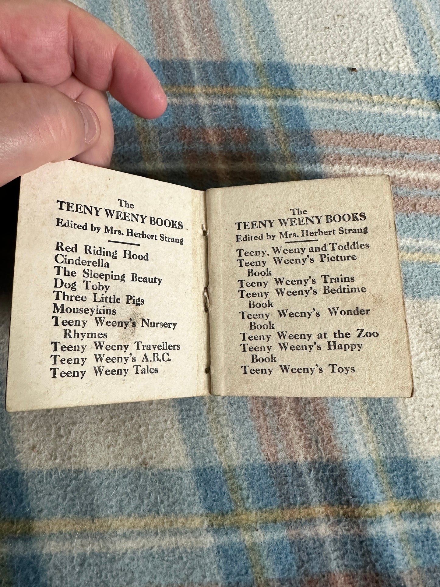 1931 Teeny-Tweeny’s Bedtime Book - Mrs Herbert Strang(Humphrey Milford)