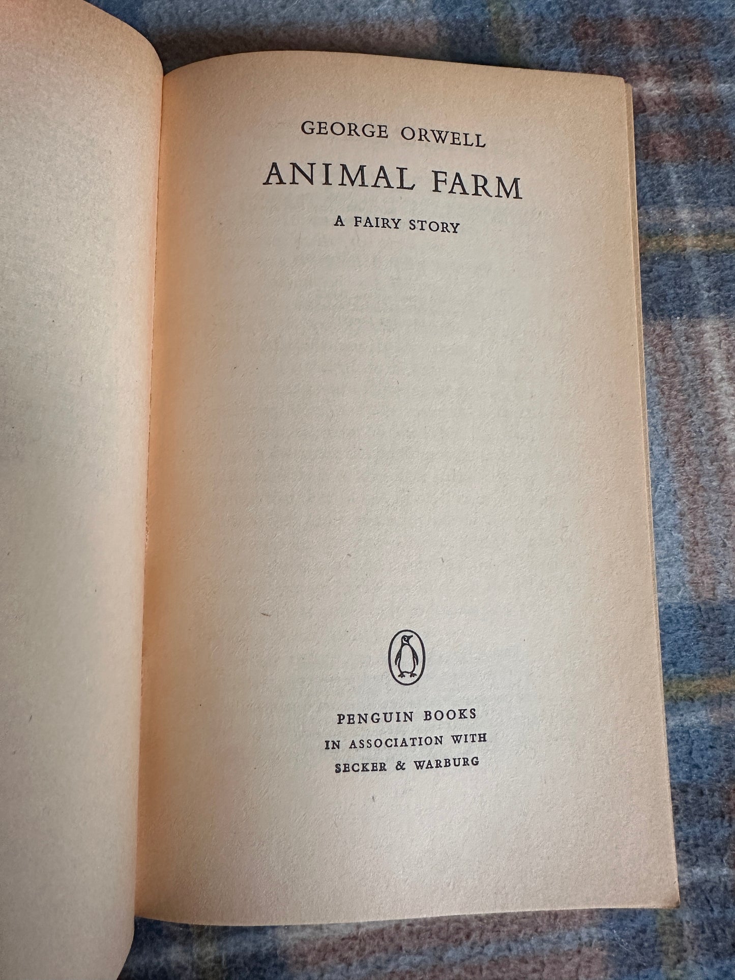 1971 Animal Farm - George Orwell(Penguin)