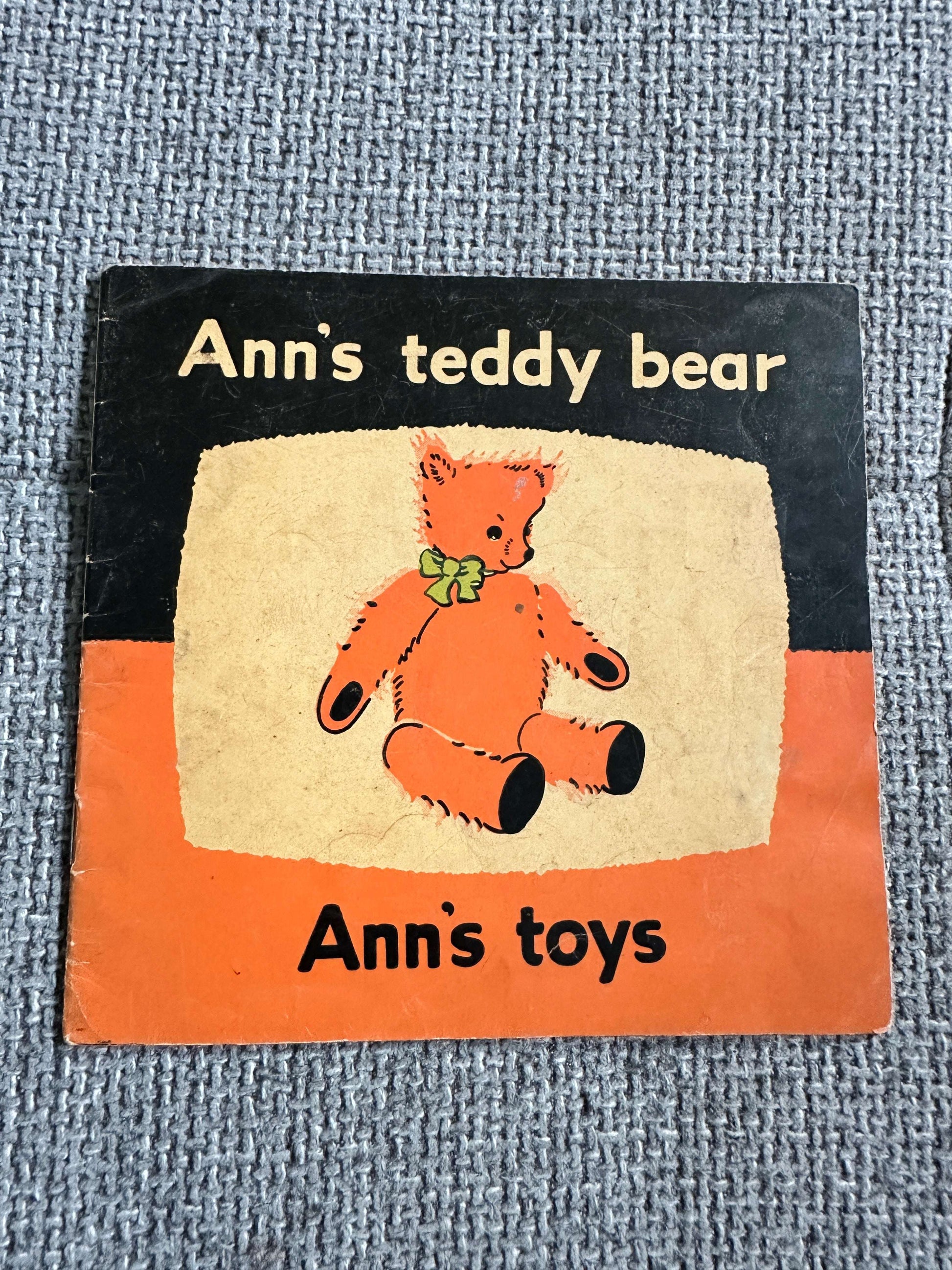 1950’s Ann’s Teddy Bear - Jenny Taylor (Oliver & Boyd)