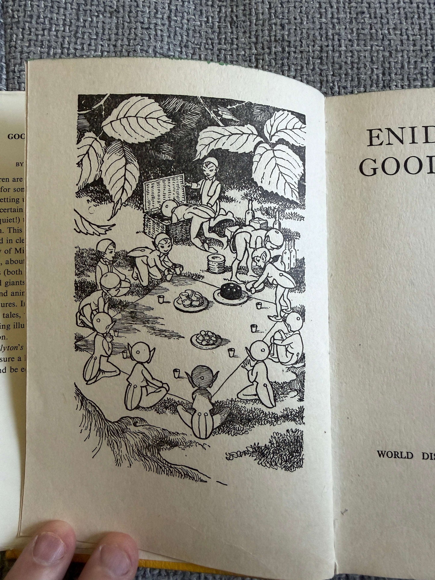 1952 The Good Morning Book - Enid Blyton (Joyce Johnson illust) World Distributors (Tell-A-Story Book)