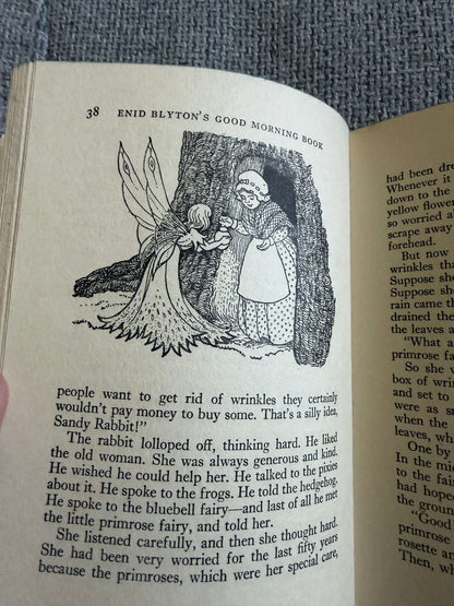 1952 The Good Morning Book - Enid Blyton (Joyce Johnson illust) World Distributors (Tell-A-Story Book)