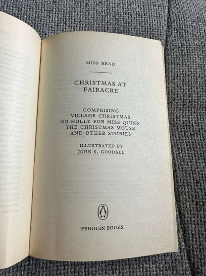 1992 Christmas At Fairacre - Miss Read (J. S. Goodall Illust) Penguin