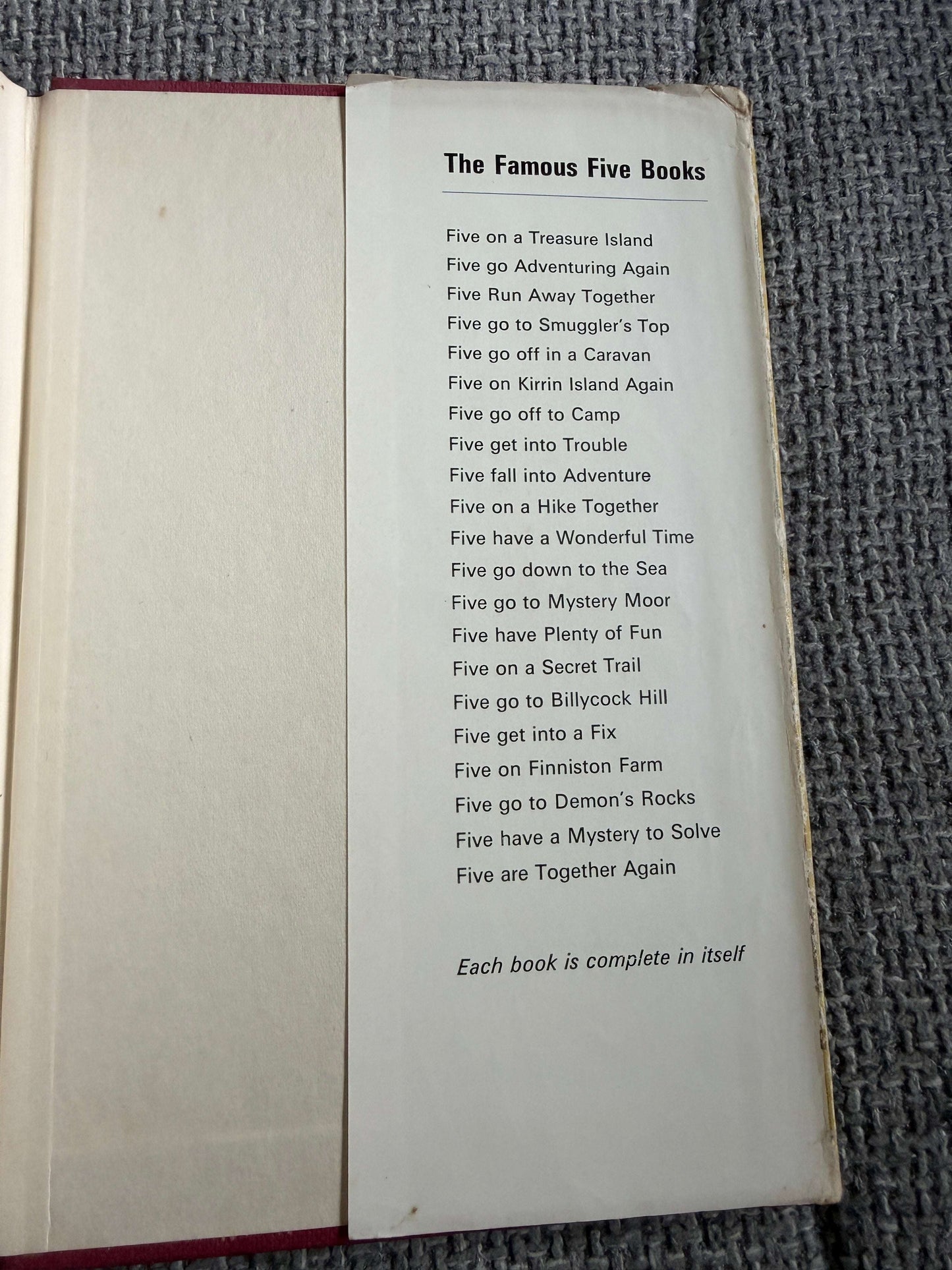 1966 The Famous Five Special - Enid Blyton (Eileen Soper illust) Brockhampton Press