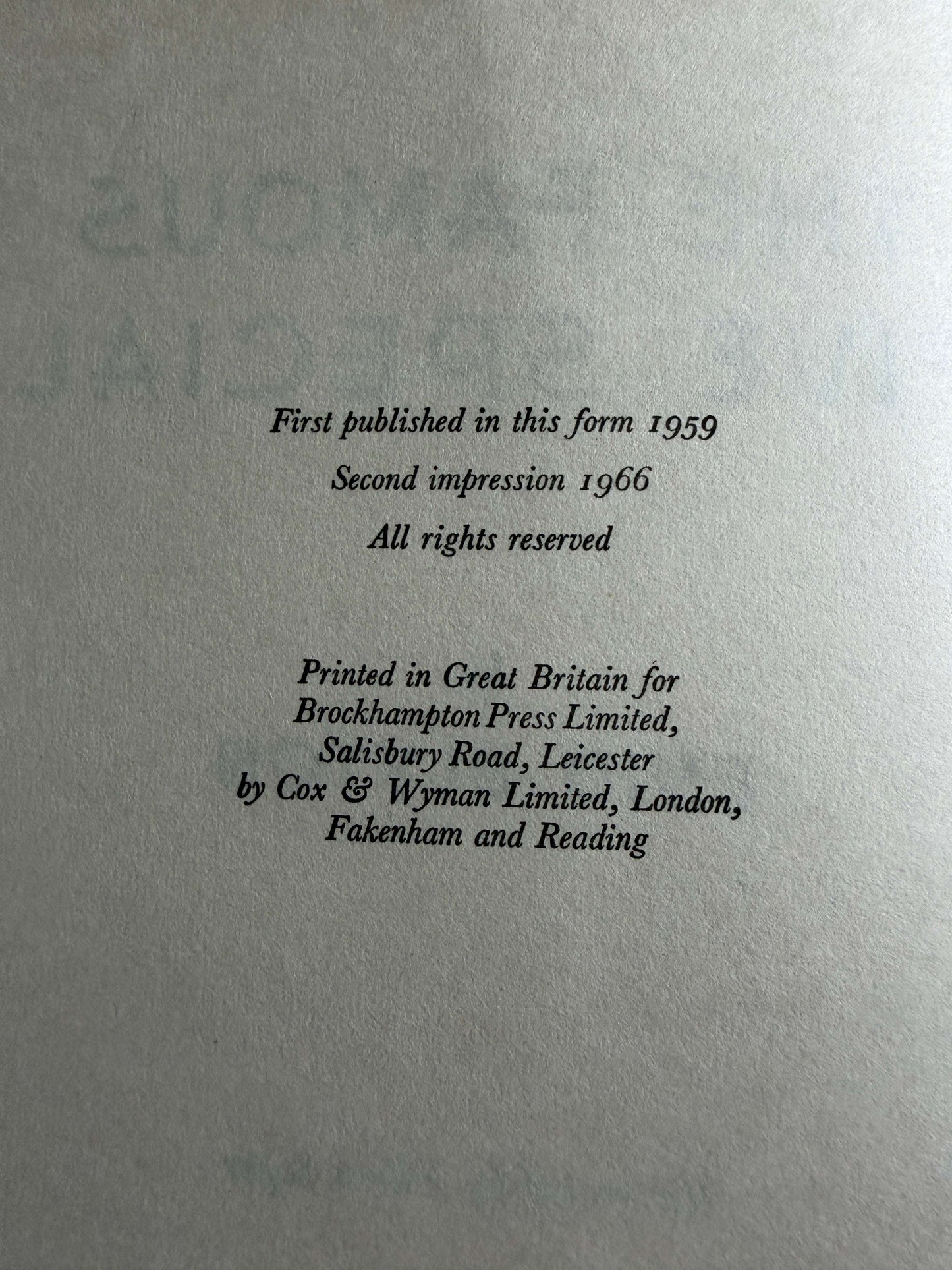 1966 The Famous Five Special - Enid Blyton (Eileen Soper illust) Brockhampton Press