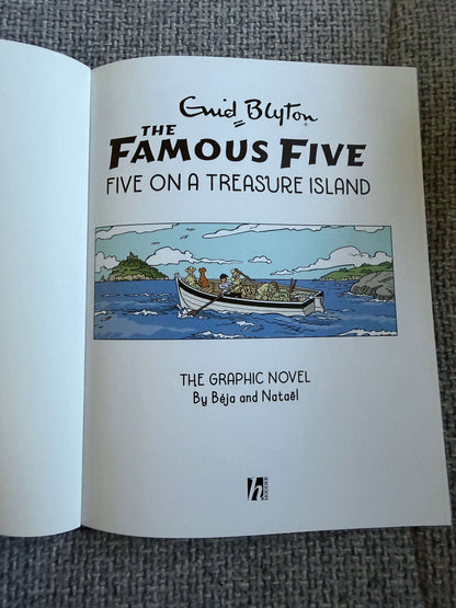 2022 The Famous Five: Five On A Treasure Island (A Graphic Novel) Béja & Nataẽl (Hodder Children’s)