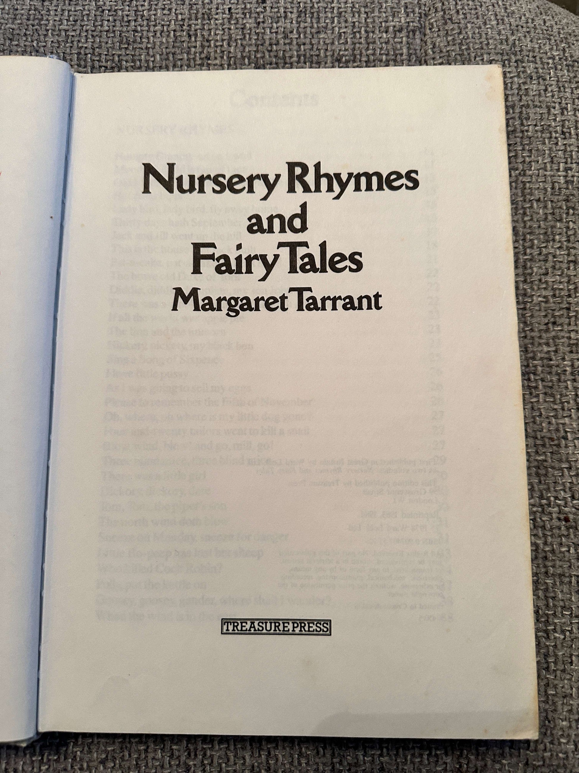 1984 Nursery Rhymes & Fairy Tales - Margaret Tarrant (Treasure Press)