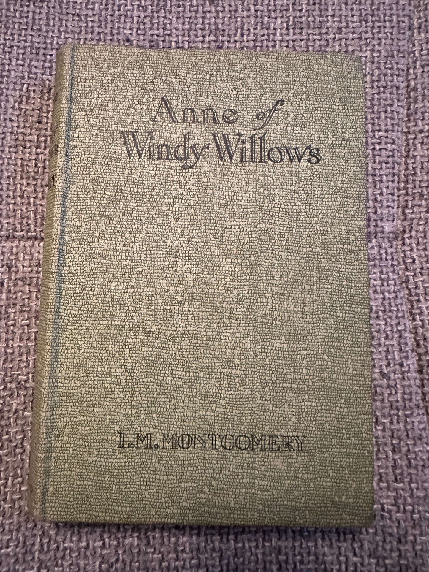 1941 Anne Of Windy Willows - L. M. Montgomery (George G. Harrap)
