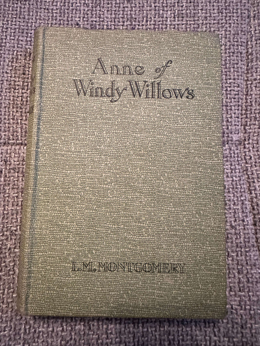 1941 Anne Of Windy Willows - L. M. Montgomery (George G. Harrap)