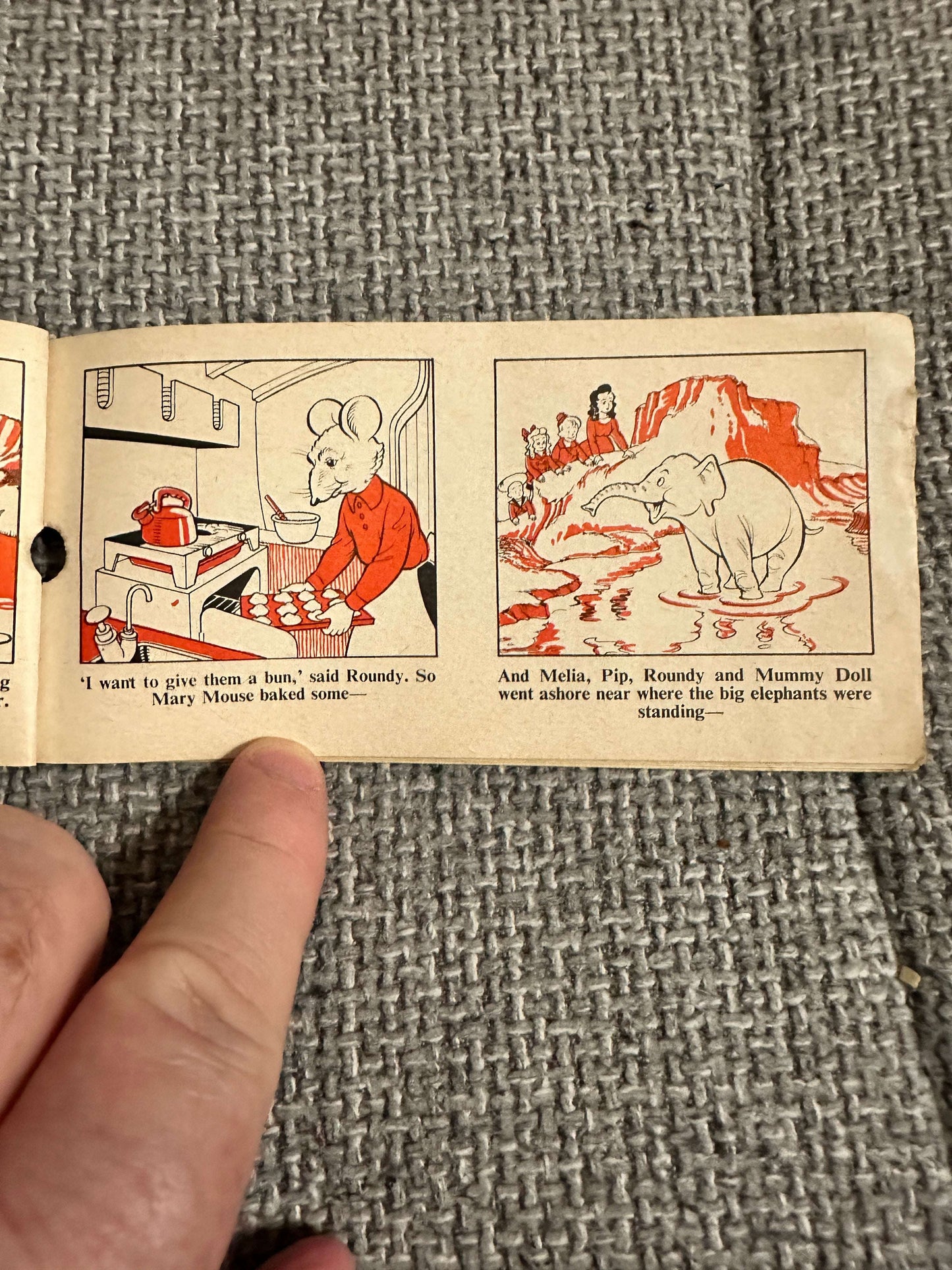 1960 Mary Mouse Goes To Sea - Enid Blyton (Fred White Illust) Brockhampton Press