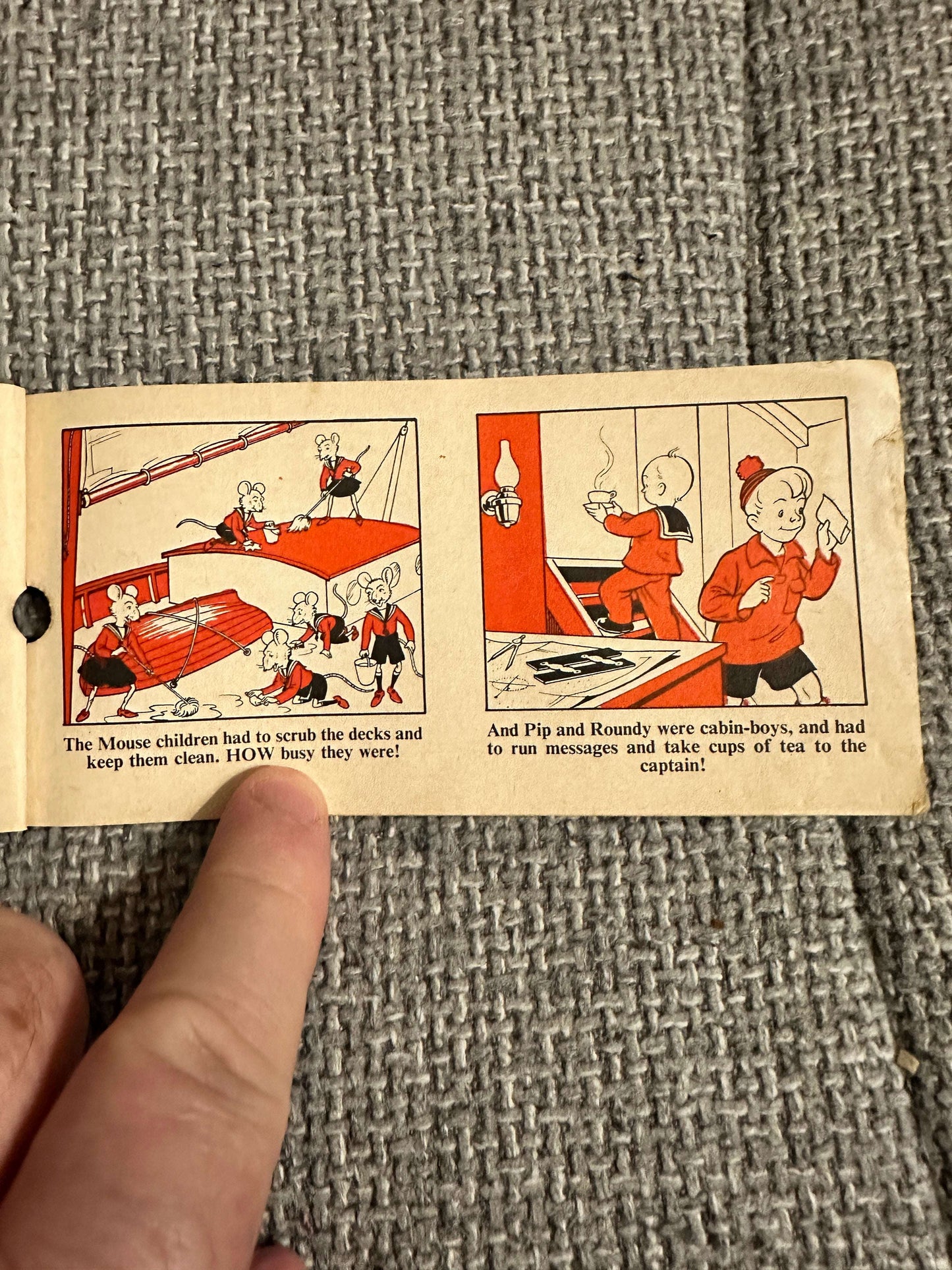 1960 Mary Mouse Goes To Sea - Enid Blyton (Fred White Illust) Brockhampton Press